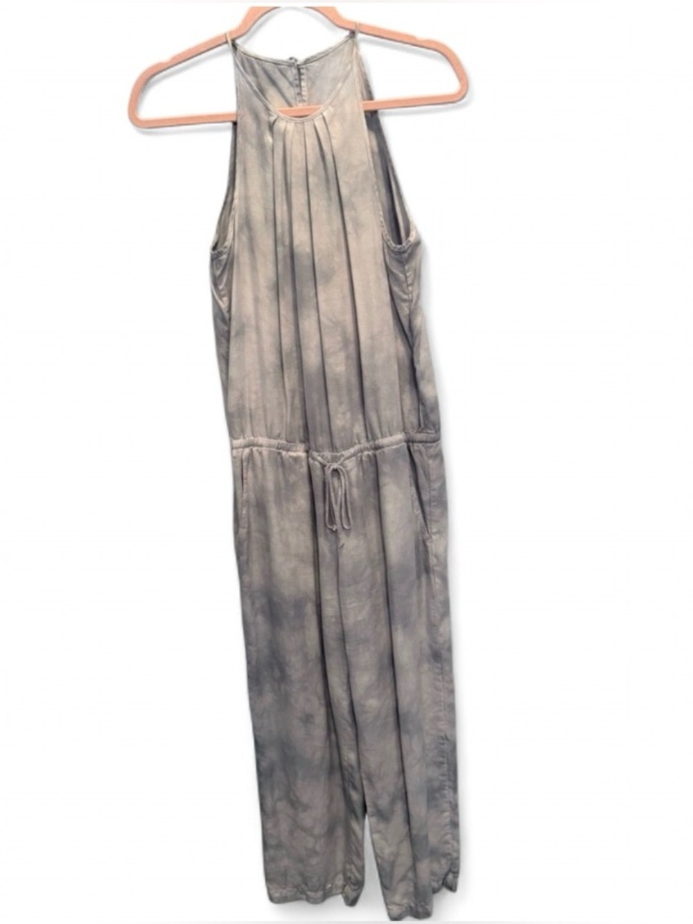 Cloth & Stone for Anthropologie tie-dye sleeveless cropped jumpsuit small Boho
